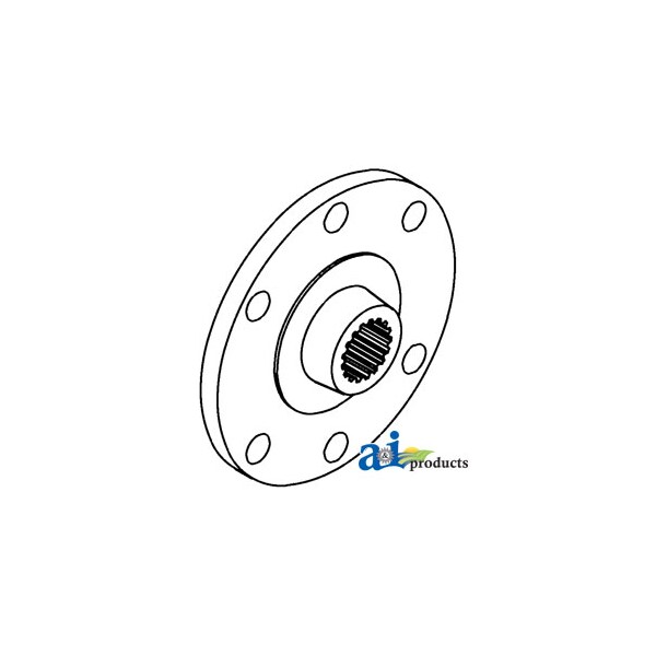 Hub, PTO Drive that bolts to flywheel. 8" x6" x2"